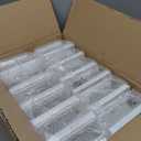 APONUO Solar Post Cap Lights with Flickering Flame & Warm White, 12-Pack for 4x4 Wood/ 5x5 Vinyl Posts, Solar Powered Deck & Fence Lights, Auto On/Off, IP65 Waterproof, Glossy White