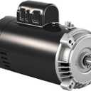 UST1152 Pool Pump Motor 1.5 HP Compatible with Hayward Super Pump, Super II, Max-Flow Northstar Jacuzzi Magnum Pumps, Round Flange Pool Pump Motor 56J Frame 1 1/2 Horsepower Single Speed 3450 RPM