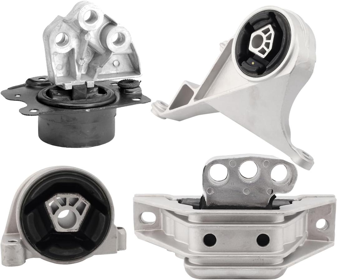 Set of 4 Motor & Trans Mounts Compatible with 2005-2006 Equinox 3.4L, 2006 Torrent 3.4L Auto Trans, Replace OE# A5324 A3082 A3069 A5325