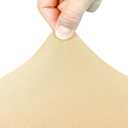 Peomeise 4FT Spandex Table Cover Rectangular Stretch Spandex Tablecloth (Champagne,4FT)