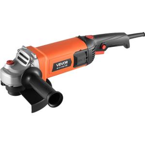 VEVOR Angle Grinder, 7" Electric Grinder Power Tool, 13Amps 8500RPM High-Speed Corded Angle Grinders with 270 Adjustable Dust Guard for Metal Grinding, Cutting, Rust Removal (Disc Not Included)
