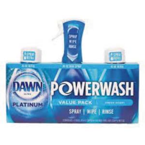 Dawn Platinum Powerwash Dish Spray Soap, Fresh Scent Refill- 16oz