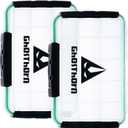 Ghosthorn Fishing Tackle Box,Waterproof 3600 and 3700 Tackle Trays,Tackle Box Organizer with Removable Dividers Storage Lure Box for Lures 2 Packs (3600 * 2)