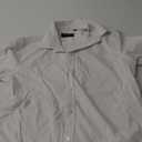 Alimens & Gentle Men's Dress Shirt Regular Fit Stretch Stain Shield Long Sleeve Solid Business Wedding Button Down Shirts, Beige, Small