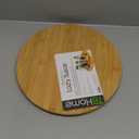 Acacia Wood Lazy Susan, Wood Turntable Tray Cabinet Organizer,14"