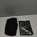 Citystl Opaque Black Tights for Women, 80D Tummy Compression Plus Size Tights, Control Top Microfiber Pantyhose for women (Large-X-Large)