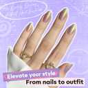 modelones Nail Polish Set, 6 Colors Charm Pink Blue Gold Purple Green Shimmer & Holographic Quick Dry Non Toxic Nail Polish Kit Salon Home DIY Manicure Kit Gift For Women Girl