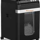 Bonsaii 200-Sheet Auto Feed Paper Shredder, 60-Min Nonstop Heavy Duty Shredders for Office, 8.1-Gal Bin, P4 High Security Micro Cut Large Commercial Paper Shredder for Business (C283-A)