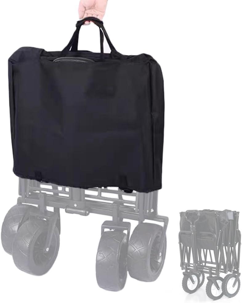 Folding Wagon Cover Fit for Outdoor & Garden Cart Dustproof Accessories, 600D Heavy Duty, 22"x17"