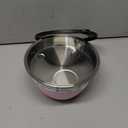 Swell Stainless Steel 64oz Salad Bowl Kit, Pink Topaz Color, Comes with 2oz Mini Canister and Removable Tray for Organization, Leakproof and Dishwasher Safe