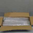 SHOPDAY 5 oz Plastic Dessert Cups 50 Pack Small Clear Square Parfait Cups with Spoons, Mini Plastic Tumbler Serving Cups for Tasting Party Appetizers Mousse Yogurt