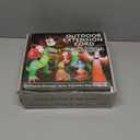 50Ft 4 Outlets Green Outdoor Extension Cords for Halloween Christmas Inflatables Blow Ups Yard Waterproof Outside with Multiple Outlets Extension Cord Power Splitter for Christmas Lights Decorations