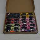 TUPARKA Sunglasses Party Favors Neon Colors Sunglasses Bulk Goody Bag Fillers for Beach Birthday Party Pool Party Supplies
