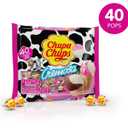 Chupa Chups Cremosa Lollipop Assortment, 2 Ice Cream Flavors, Individually Wrapped Candy for Kids, 16.9 Oz Bag (40 Suckers) | Individually Wrapped Bulk Chewy Sweet & Sour Candy, Artificially Flavored (EXP 06/30/28)