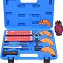 Engine Alignment Locking Timing Tool Kit with 4PCS Camshaft Adjuster Tool Kit, Compatible with Mercedes Benz M157/M276/M278, T60 & T100 Camshaft Scoket, Fuel Injector Puller