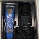 Pet Grooming Kit for Thick Curly Matted Coats - Low Noise Heavy Duty Cordless Hair Trimmer with Detachable Metal Blade