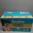 Pampers Swaddlers Diapers, Size 4 (15-34 lbs), 120 Count, Absorbent, Keeps Baby Dry and Comfortable, Skin Safe Disposable Baby Diaper 