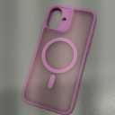 ESR for iPhone 16 Plus Case, Compatible with MagSafe, Shockof Military-Grade tection, Magnetic Phone Case for iPhone 16 Plus, Frosted Pink