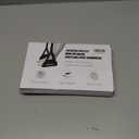 Airplane Foot Hammock, No Collapse Foot Rest for Plane Travel with Extended Adjustment Strap, Portable Desk Foot Hammock with Thickened Foam, Foot Sling Travel Essentials to Relax Your Feet (1 Pc Black)