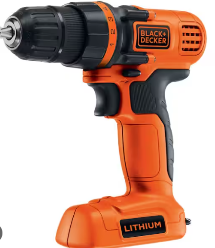 BLACK+DECKER 8V MAX* Cordless Drill. Home Decor Project Kit