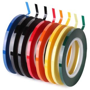 Mr. Pen- Whiteboard Tape, 8 Rolls, 1/8 Inch (3mm), Colorful, Thin Pinstripe Dry Erase Tape for Graphic Charts, Grids, Custom Whiteboard Lines, Electrical Tape for Office, School & Craft Project