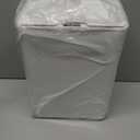 Cesun 4 Gallon Bathroom Trash Can with Lid, Small Automatic Trash Can, Touchless Motion Sensor Garbage Can, White Plastic Wastebasket for Bathroom, Bedroom, Toilet, Office, Rv