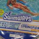 SwimWays Spring Float Premium XL Recliner Chair, Inflatable Pool Floats Adult with Fast Inflation, 25% Larger Than Recliner, Supports Up to 300 lbs