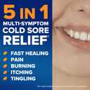 Abreva Docosanol 10% Cream Cold Sore Treatment, Fever Blister and Cold Sore Cream - 0.07 Oz Pump Bottle x 3