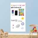 Magnetic Whiteboard Contact Paper 39" x 18, YOUNGJQ Adhesive Magnetic Dry Erase White Board Sticker for Wall, Peel and Stick Wallpaper, Easy to Write and Clean for Kids Playroom Office