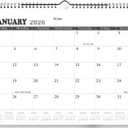 2026 Wall Calendar - 2026 Calendar from January 2026 to June 2027, 11.5'' x 14.5'', 2026 Monthly Calendar with Notes, Twin-Wire Binding + Hanging Hook + Thick Paper, Black