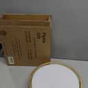 12.5 Inch LED Flush Mount Ceiling Light Fixture, 26W, Super Bright 1700 Lumens, 3 Color 3000K/4000K/5000K, Dimmable Ceiling Lamp for Bedroom Hallway Bathroom Kitchen (Gold)