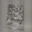 DAHI 36pcs 1.2-1.6inch Christmas Pine Cones Ornament with String Natural Rustic Pinecones Bulk Ornaments for Crafting for Home Thanksgiving Xmas Christmas Tree Decorations (Silver)