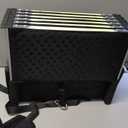 PENSUN Dog Ramps for Small & Big Dogs Portable Folding Pet Stairs with Nonslip Surface Foldable Truck Ramp Stairs for Car, SUV and Trucks, Supports Up to 250LBS, 6 Steps