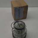 Vintage Glass Farmhouse Vase, Rustic Lantern Decor with Plants Flowers Lights Vintage Style Vases for Home Decor Floral Arrangement Hostess Gift