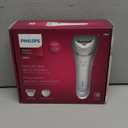Philips Epilator Series 8000, Wet & Dry, 3-in-1 with Shaver & Trimmer Attachments for Women, 8 Accessories Included, BRE720/14 (White)