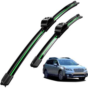 Compatible With Subaru Outback 2015-2019 Wiper Blades Front Windshield Wipers Water Repellent Available in All-Seasons OEM Quality 2PCS 26"+17" J/U Hook