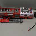 Daron FDNY Radio Control Ladder Truck  Officially Licensed Fire Department of New York RC Fire Truck Toy with Lights & Sounds  Extendable Swivel Ladder  Kids Ages 3+