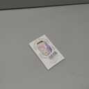 Valentine French Tip Lip Print Press on Nails Short Oval Fake Nails with Pink Bow Designs Colorful Stripe Nails Press ons Tulip Spring Glue on Nails Gradient Acrylic False Nails for Women Girls 24Pcs