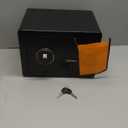 Small Safe Box, Fingerprint Home Safe for Money, Money Safe with Fireproof Waterproof Bag, 0.8 Cubic Biometric Small Fireproof Safe for Home