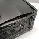 Ice Makers Countertop, 9 Ice Cubes in 6 Mins Portable Ice Maker, 2 Sizes of Bullet Ice (S/L) Small Ice Machine for Home Kitchen Camping (Grey Black)