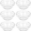 10Pcs Plastic Cosmetic Mix Bowl, 7.5x3.5cm Transparent Facial Mask Mixing Bowl, Prep Measuring Cup DIY Stirring Bowls Cosmetic Beauty Tool for Home Salon