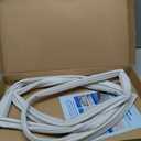 Upgraded 242193206 Refrigerator Door Gasket, compatible with Kenmore Frigidaire Crosley Westinghouse refrigerator door seal replacement, Replacement for AP5806733.white
