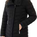 Nine West Women's Nine West 29-inch Short Puffer Women’s Coat (Black, S)