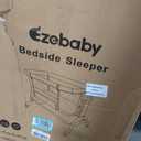 Ezebaby 3 in 1 Baby Bassinet Bedside Sleeper, Rocking Bassinet for Baby with Comfy Mattress & Breathable Full Mesh Sides, 7 Height Adjustable | Portable Crib for Newborns, Small Single