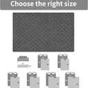 Easy-Going 100% Waterproof Dog Bed Cover Reversible Leak Proof Couch Cover Washable Sofa Cover Furniture Protector Blanket for Pets Kids Children Dog Cat (30x70 Inch,Dark Gray/Beige)