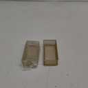 Annova Mesh Stackable Drawer Cabinet and Shelf Organizer Bins Storage Basket School Office Supply Holder Tray- Set of 2 (Gold, 3x6x2 Inch)