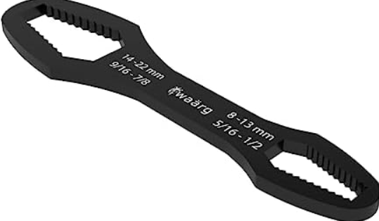 WAÄRG - All-in-one, Universal Wrench Tool Set. 9/16 to 1/2 Inches (8 to 22 mm), Ideal for Auto Repair, Motorcycle, and Bicycle Adjustments. Pocket Size 6/14 (16 cm)