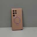 for Samsung Galaxy S25 Ultra Case with Magnetic Ring Stand [Compatible with Mag-Safe][Military Grade Drop Protection][Build in Kickstand] Shockproof Galaxy S25 Ultra Phone Case 6.9",Rose Gold