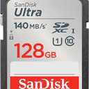 SANDISK 128GB Ultra SDXC UHS-I Memory Card - Up to 140MB/s, C10, U1, Full HD, SD Card - SDSDUNB-128G-GN6IN