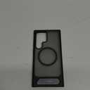 TORRAS Strong Magnetic & Seamless Stand for Samsung Galaxy S24 Ultra Case, Fit for MagSafe, Mil-Grade Drop Protection, Kickstand for Samsung Galaxy S24 Ultra Case, Translucent Back/Black Edge